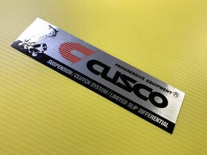 非売品　クスコ　cusco メタルステッカー　クスコサスペション当時物 CUSCO