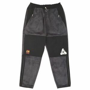 新品PALACE Skateboad adidas Polar Track PANTS ポーラー テック フリース パンツ ダークグレー Mアディダス パレスフリースパンツ