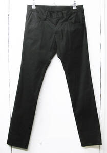 Yohji Yamamoto Femme Stretch Cotton Pants 1 美品 ヨウジヤマモト 綿素材 ストレッチ パンツ 細め 黒 1 スパッツ Y