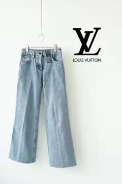 24SS LOUIS VUITTON ルイヴィトン ダミエシガレットワイドデニム