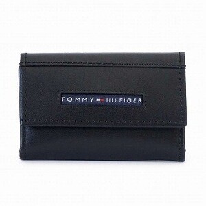 【CU】ミー ヒルフィガー TOMMY HILFIGER 31TL17X017 001 6連 キーケース ブラック メンズ レディース 【新品・未使用・正規品】