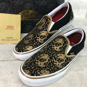 VANS バンズ 箱有 Lunar New Year Skate Slip On 龍 旧正月 スリッポン VN0A5FCAZX1 SIZE: 28cm ブラック/ゴールド MH632024101302