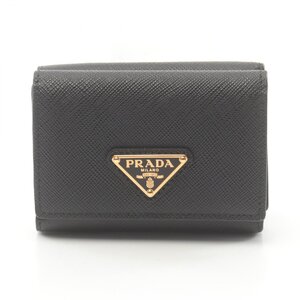 プラダ SAFFIANO TRIANG ブランドオフ PRADA サフィアーノレザー 三つ折り財布 サフィアーノ メンズ レディース