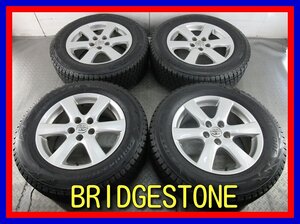 ■中古タイヤホイール■　TOYOTA 純正 17インチ 7J +45 5H 114.3 BRIDGESTONE DM-V2 225/65R17 102Q ST 激安 送料無料 J626