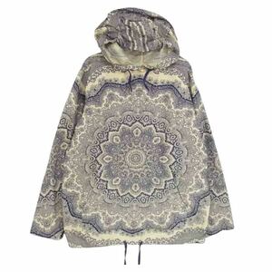 TENDERLOIN テンダーロイン T-PAISLEY HOODED ペイズリー バンダナ フーディー パーカー ネイビー系 S【中古】