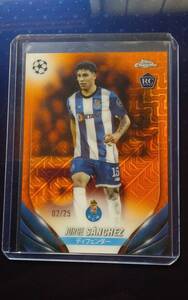 2024 topps UEFA CHAMPIONS LEAGUE JAPAN EDITION FC PORTO 【JORGE SANCHEZ】 ルーキーカード オレンジモジョ #198 [02/25] & おまけ付き