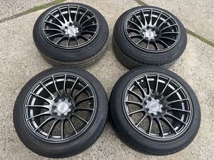 引っ張り XXR 8J ＋21 15インチ PCD100 マルチ 175/55r15 コンケイブ スタンス コンパクトカー シビック TE37 BBS ４本セット SSR