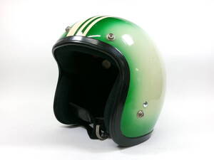 60s SHOEI D-3 FANCY ジェットヘルメット 目深加工済み XL ★ 60年代 当時物 ショウエイ BELL 500TX R-T FURY フルマー AF40 AF20 カワサキ