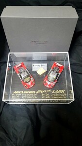 絶版品 フルオープン状態可能　1/43 マクラーレン F1-GTR ラーク JGTC 1996 McLaren F1GTR LUCKY Romu LARK 2台セット　現状品