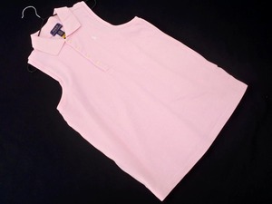 ネコポスOK POLO RALPH LAUREN ポロ ラルフローレン ノースリーブ ポロシャツ size12-14(150cm）/ピンク ■◆ ☆ elb6 子供服