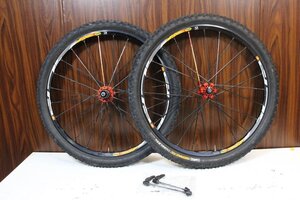 ○MAVIC マビック CROSSMAX SLR DISC シマノフリー 10s対応 クリンチャー 26インチ ホイールセット