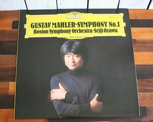 ♪レコード♪小沢征爾♪グスタフ・マーラー♪交響曲 第1番 二長調♪LP♪