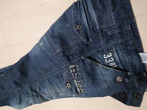 G-STAR RAW♪GENERAL 5620 TAPERED EXTRACT EMBRO♪ジースター♪立体裁断♪特大♪傑作♪W36 L32♪50591 2789 1981