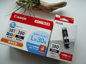 Canon キヤノン純正品★BCI-381+380 5色/BCI-380XL PGBK 大容量☆新品合計2箱セット 