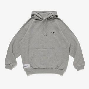 希少★新品本物【灰★3】★CROSS PADDLE HOODY クロスパドル フーディ 刺繍モチーフ 正規店購入 ディセンダント 入手困難 DESCENDANT 23SS