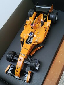 ☆ 稀少品 ！メルセデスベンツディーラー限定モデル PMA1/18 McLaren Mercedes MP4/20 プレシーズン テストカー 2005 P.デラロサ ☆