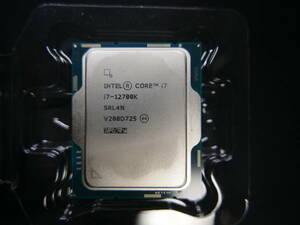 ■Intel CPU Core i7-12700K USED 動作品■