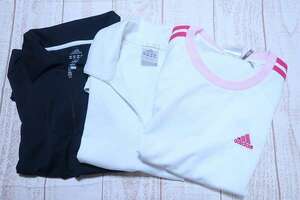 6-7910/アディダス Clima365 ClimaLITE 半袖 ポロシャツ 半袖ドライTシャツ 3点セット adidas