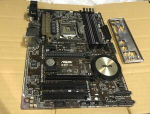 ★中古品 BIOS確認済み ASUS Z97-K LGA1150 マザーボード IOパネル付★