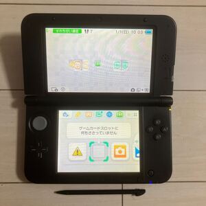 Nintendo 3DS LL SPR-001 本体 動作品 初期化 純正 バッテリーパック タッチペン 付き 任天堂 ニンテンドー スリーディーエス エルエル 