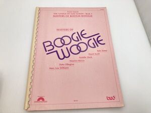 ypt　楽譜　MASTERS OF BOOGIE-WOOGIE