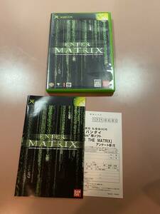 送料無料　Xbox★エンター ザ マトリックス★used☆Enter the Matrix☆import Japan JP