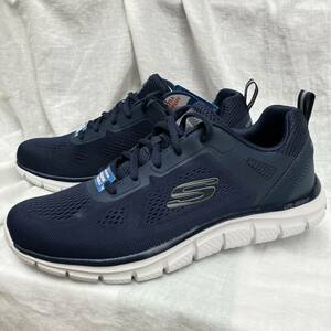 新品未使用品 ★スケッチャーズ skechers★メンズ 27.5cm 『TRACK-BROADER』紺ネイビー シューズ スニーカー 232698/NVY