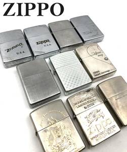 7706301-9【おまとめ品】ZIPPO/ジッポー/オイルライター/10点/まとめて/着火未確認