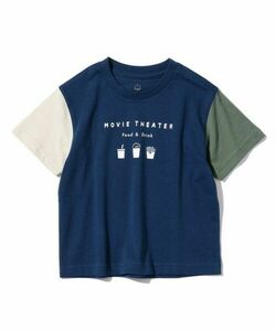 ラスト　新品 　THE SHOP TK(Kids)　オーガニックコットン半袖Tシャツ　ブルー(593)　12(120cm)　定価998円