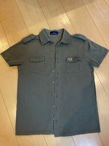 FRED PERRY(フレッドペリー) Short Sleeve Shirt／ポロシャツ　size:M/カーキー 