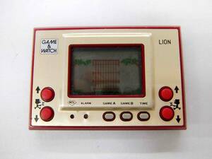 ☆レトロ☆　Nintendo　任天堂　GAME&WATCH　ゲームウォッチ　LION　ライオン　ゴールドシリーズ LN-08