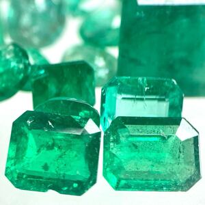 1円〜!!◆天然エメラルドおまとめ20ct◆f 約4g ルース 裸石 宝石 ジュエリー jewelry emerald ベリル w2ま186