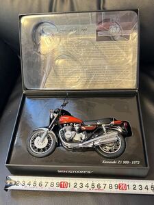 絶版サイドスタンド折れあり1/12 火の玉　Kawasaki Z1 900 カワサキ ファイヤーボールMINICHAMPS ミニチャンプス PMAダイキャストバイクz2