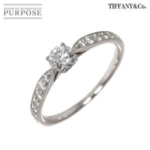 ティファニー TIFFANY&CO. ハーモニー ダイヤ 0.25ct H/VVS1/3EX 8号 リング Pt 指輪 Harmony Diamond Ring【鑑定書付き】 90251499