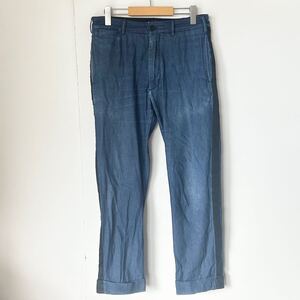 Engineered Garment（エンジニアードガーメンツ）側章デニムパンツ　pant サイドライン　30　ネイビー NEPENTHES（ネペンテス）