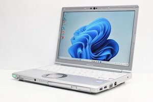 1円スタート ノートパソコン Windows11 WPS office搭載 Panasonic レッツノート CF-SV7 DVDマルチ 第8世代 Core i5 SSD256GB メモリ8GB