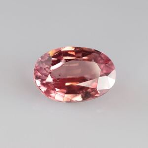 ★美しい★天然パパラチアサファイアルース0.611ct ソーティング付き★パパラチヤ★非加熱の可能性有り★