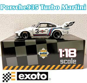 エグゾト RLG18103 ポルシェ 935 マルティニ 1976 #3 1:18◇ Exoto Porsche 935 TURBO Martini ミニカー レーシングカー 完成品 