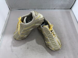 【DIESEL】ディーゼル　レディススニーカー　グレージュ×イエロー　合成繊維　23cm　SY02-GZV