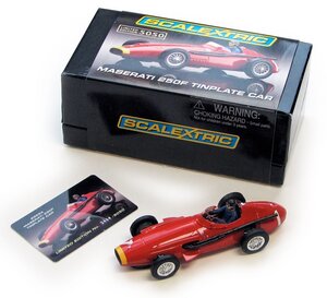 【限定品】スケーレックストリック社 Tinplate Maserati 250F SCALEXTRIC ブリキ マセラティ 250F