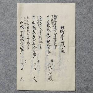 古文書 明治時代 地所売渡之証 上野國 新田郡 生品村 群馬県