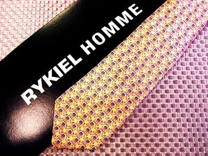 【在庫処分セール】●特売●FK0421●【RYKIEL】リキエル【象 ゾウ 動物 柄】ネクタイ●