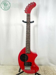 2406601147　■ FERNANDES フェルナンデス ZO-3 スピーカー内蔵エレキギター レッド 音出し不可 ジャンク 弦楽器 ソフトケース付き