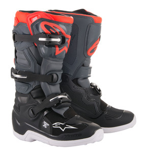 US 02 (22cm) ALPINESTARS アルパインスターズ 子供用 子供用 TECH 7S ブーツ グレー/レッド SZ 02