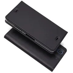 手帳型 F-01K F-01K 手帳型 アローズ エヌエックス F01Kケース ケース F01K カバー 【iCoverCase】 内蔵マグネット スマホケース NX カードポケット スタンド機能 軽量 超薄型 ARROWS 【選べる４色】 ブラック 薄い黒 