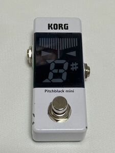 　KORG コルグ Pitchblack mini PB-MINI ペダル チューナー ピッチブラック　ミニ　