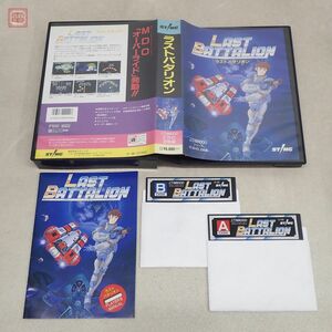 1円〜 X68000 5インチFD ラストバタリオン スティング LASTBATTALION STING 箱説付【20