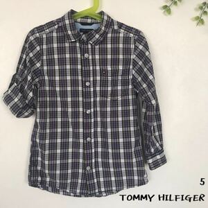 TOMMY HILFIGER サイズ5 /110チェック柄シャツ