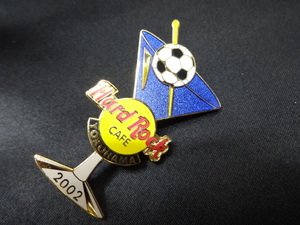 ★HRC Hard Rock CAFE/ハードロックカフェ 2002 YOKOHAMA 横浜 サッカー soccer ピンズ/ピンバッジ PIN グッズ ピン