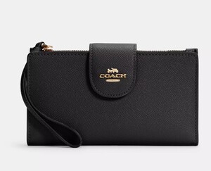 ロサンゼルスから最新本物をお届け!!　COACH Phone Wallet フォン財布 CS441　　日本未発売　秋冬新作